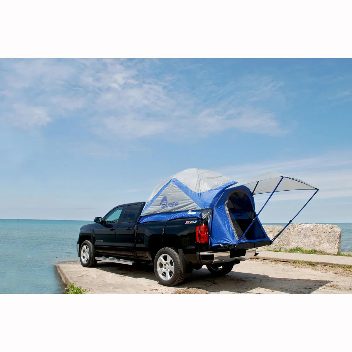 Napier Outdoors Sportz #57011 2 Person Truck Tent, Full Size Long Bed, 7.9 - 8.2 ft. Fits select: 1975-2022 FORD F150, 1999-2019 CHEVROLET SILVERADO