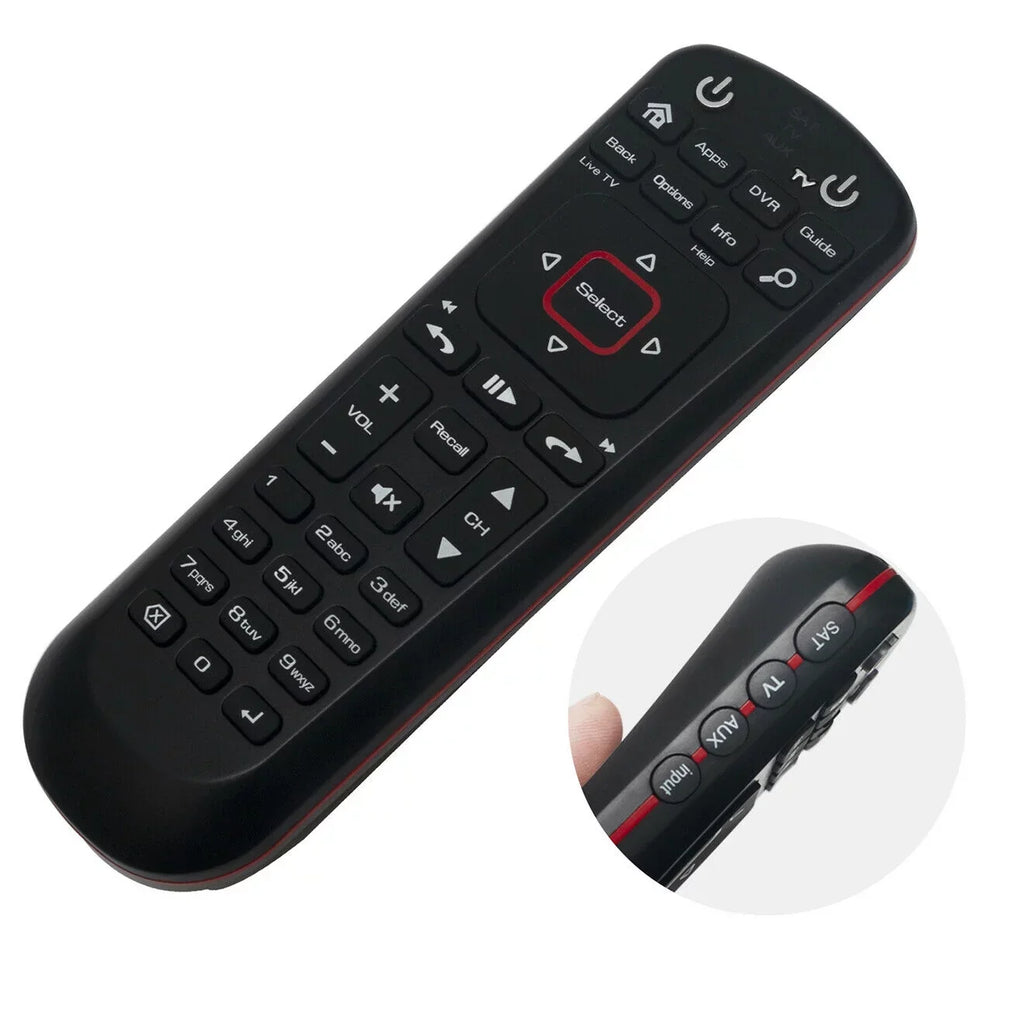New Replaced Remote Control for Dish 52.0 Satellite Receiver w SAT TV AUX Mode