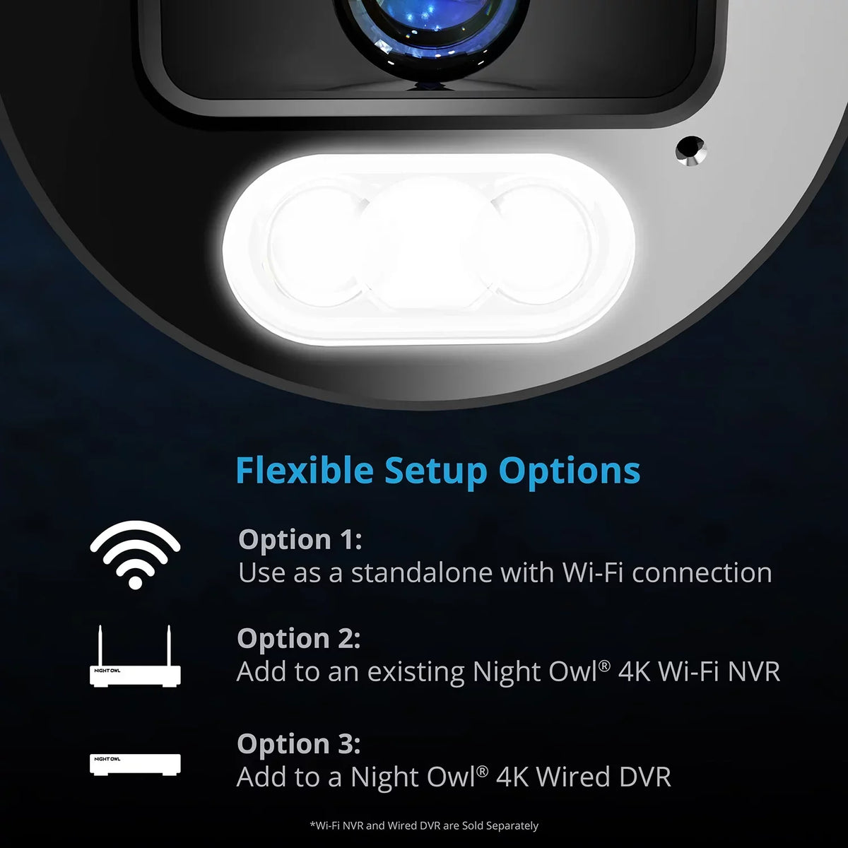 Night Owl Wi-Fi IP 4K HD Camera with 2-Way Audio
