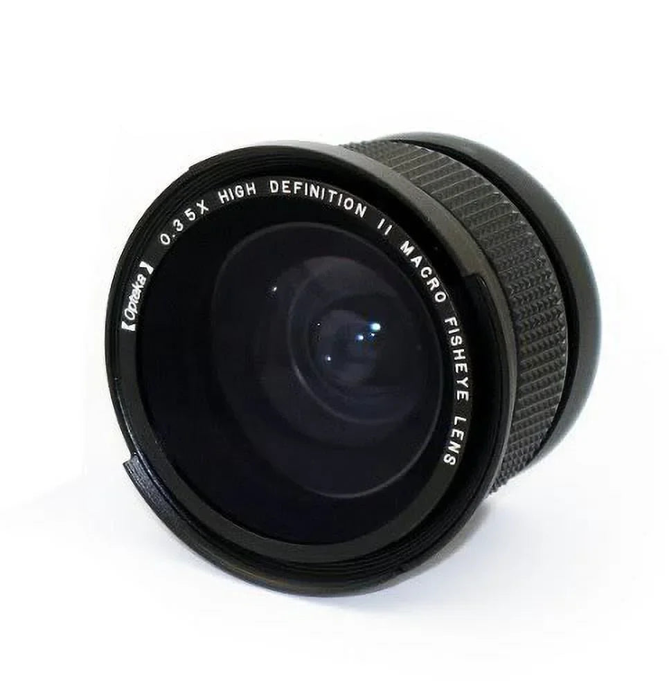 Opteka .35x High Definition II Super Wide Angle Panoramic Macro Fisheye Lens for Canon PowerShot G7 & G9 Digital Camera