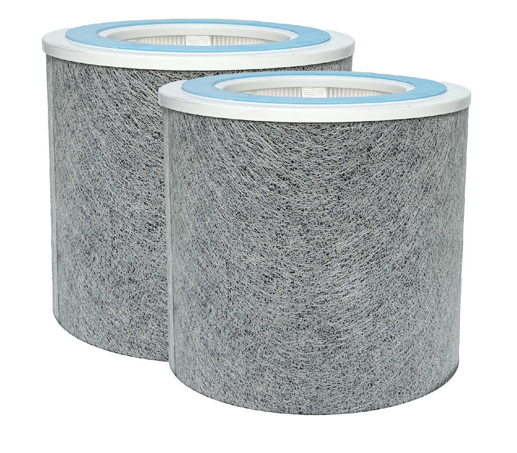 HP102 True HEPA Filter Replacement Activated Carbon For Shark Air Purifier HP102 HC452, 2 Packs