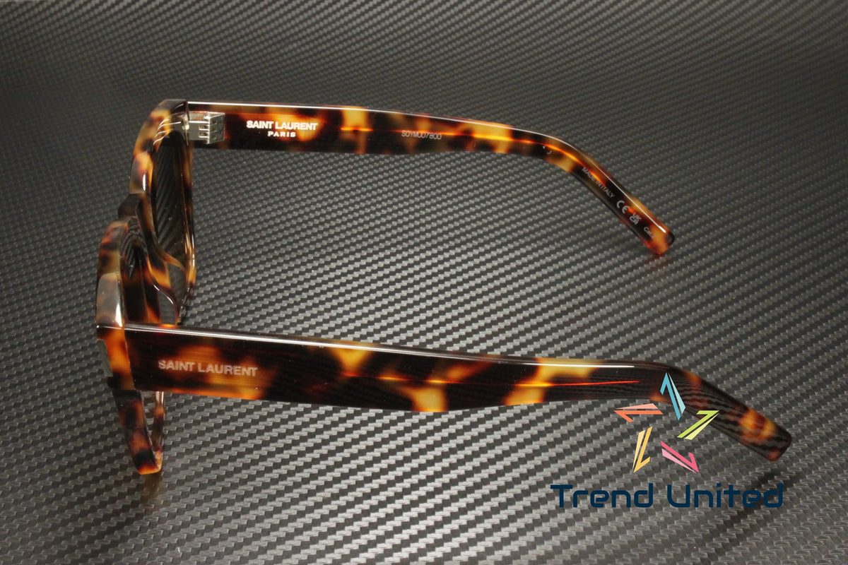 SAINT LAURENT SL 560 003 Squared Acetate Havana Brown 54 mm Unisex Sunglasses