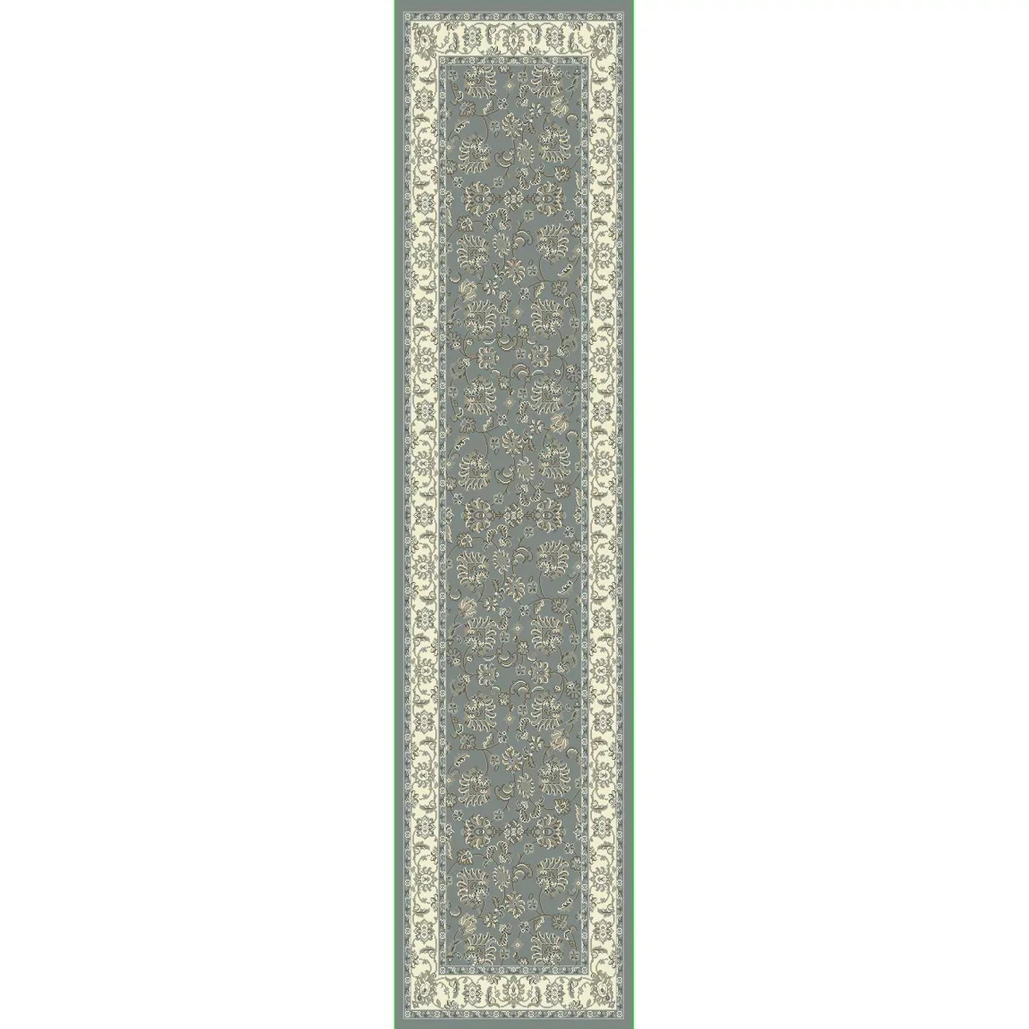 DynamicRugs LE71058020510 58020 Legacy Collection 6.7 x 9.6 in. Traditional Rectangle Rug, Dark Blue & Ivory