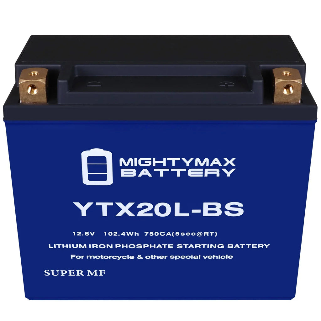 YTX20L-BS Lithium Replacement Battery compatible with Bombardier 550 GTY MXZ07-12