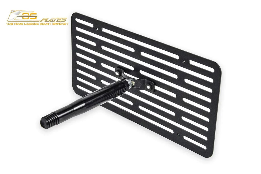 Extreme Online Store for 2011-2015 Mini Cooper 2Dr Convertible R57 MK2 Cooper/Cooper S | EOS Plate Version 2 Full Sized Front Bumper Tow Hook License Relocator Mount Bracket