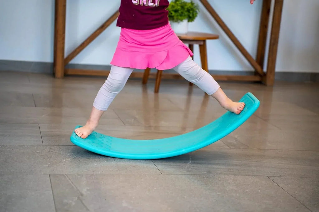 Montessori Rocker Board For Kids - Large Balance Trainer For Children Up To 60 Lbs - Unique And Creative Toy