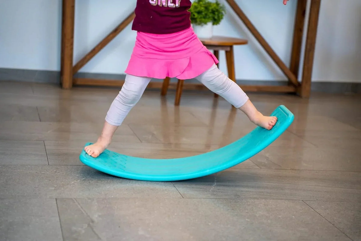Montessori Rocker Board For Kids - Large Balance Trainer For Children Up To 60 Lbs - Unique And Creative Toy