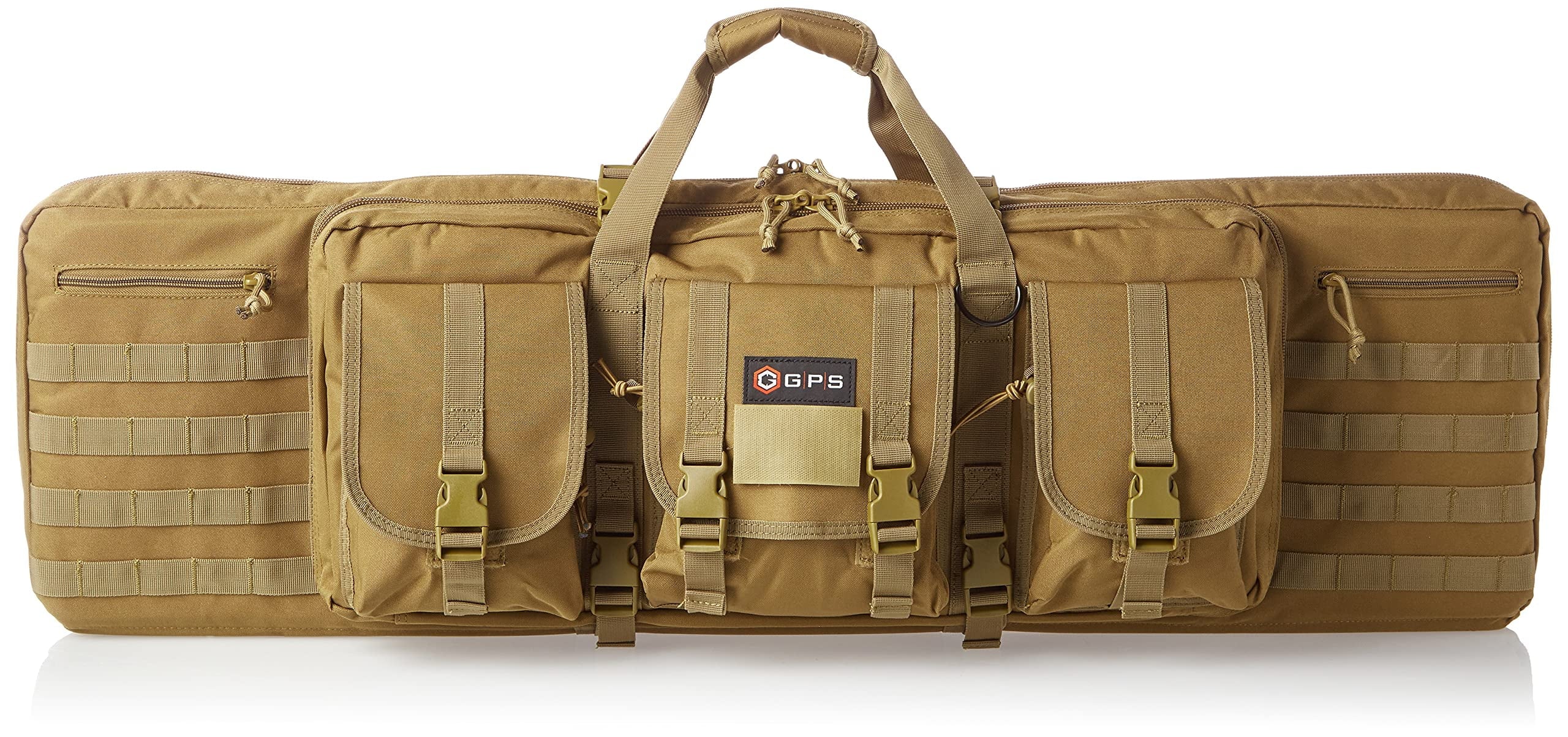 GPS Double Rifle Case Flat Dark Earth 600D Polyester 42 L X 1