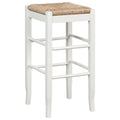 29" SQ Rush Stool, White