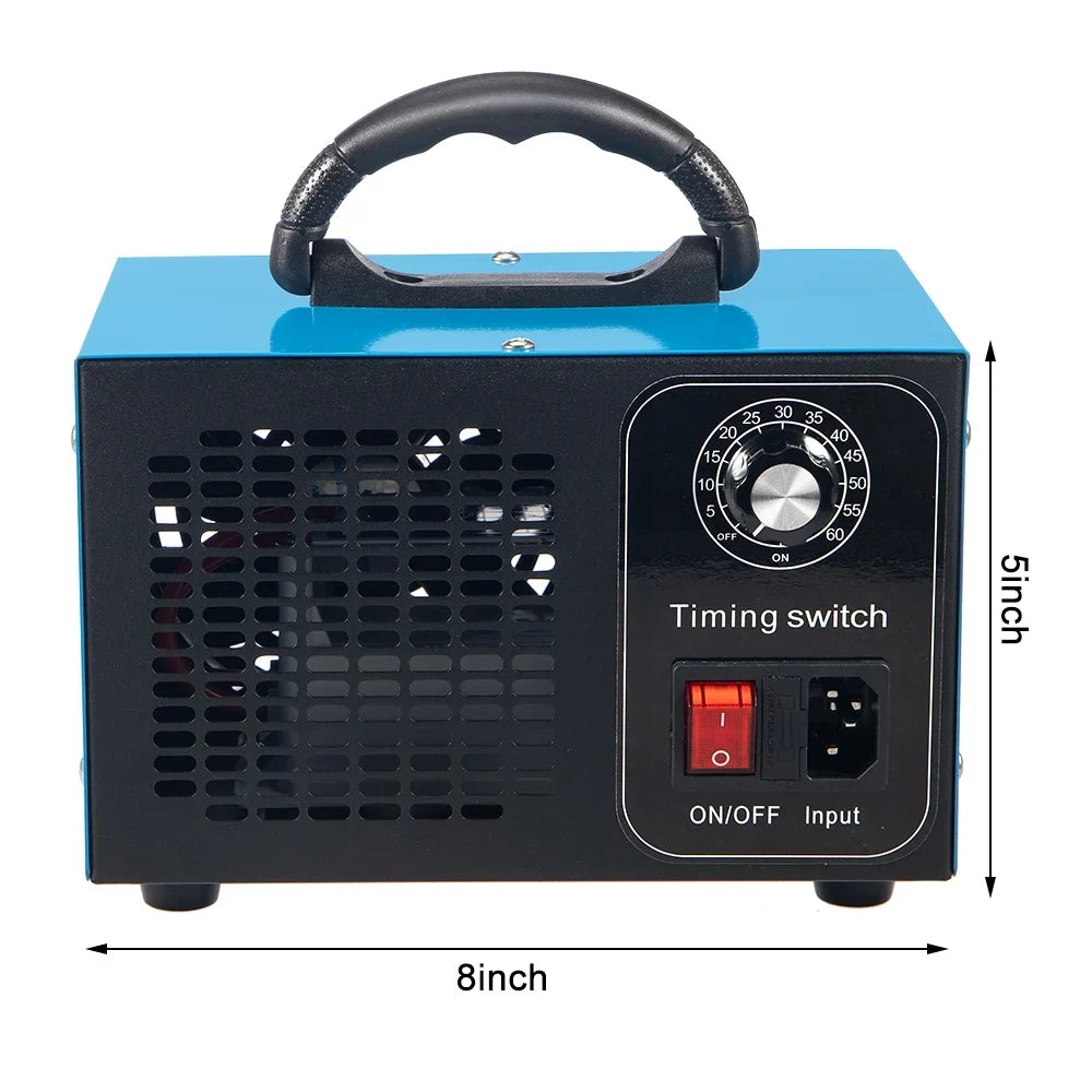 Kydely Room Ozone Machine Glossy Steel Finish 41dB - Eliminate Smoke, Dust & Pollutants with Powerful Ozone