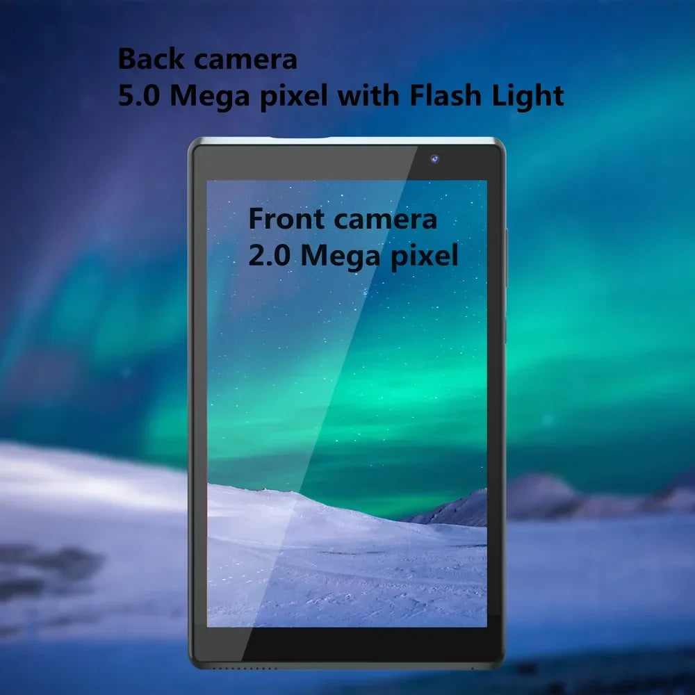 Tablet, 8 inch Android 11 Tablets RAM2GB+ROM32GB Quad Core Tablet, IPS Screen, 8.0 MP Camera, Wi-Fi, Bluetooth, GPS, FM Tablet PC Black