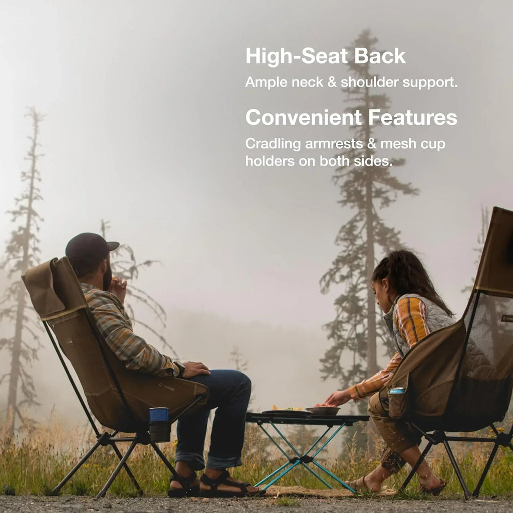 YUNWEN Savanna High-Back Collapsible Camp Chair