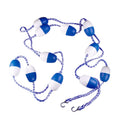 Festnight 5m / 16.4 ft Pool Safety Float Lines Blue and White Divider Rope Pool Rope Cordon Pool Safety Divider Lane Lin