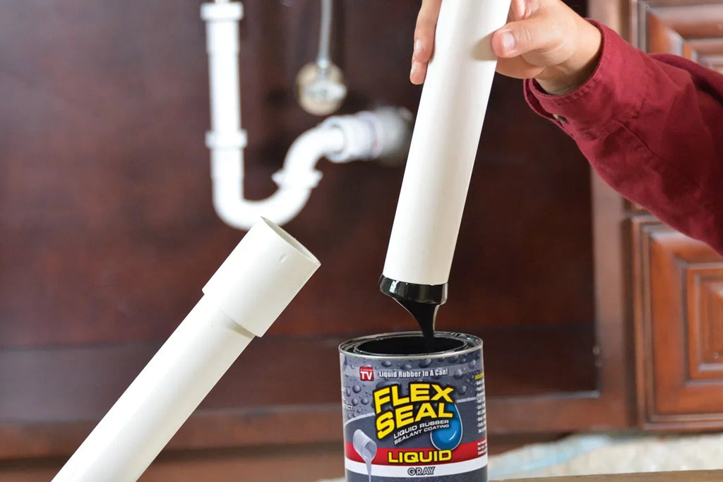 Flex Seal Liquid Rubber Sealant Coating, 1 Gallon, Clear