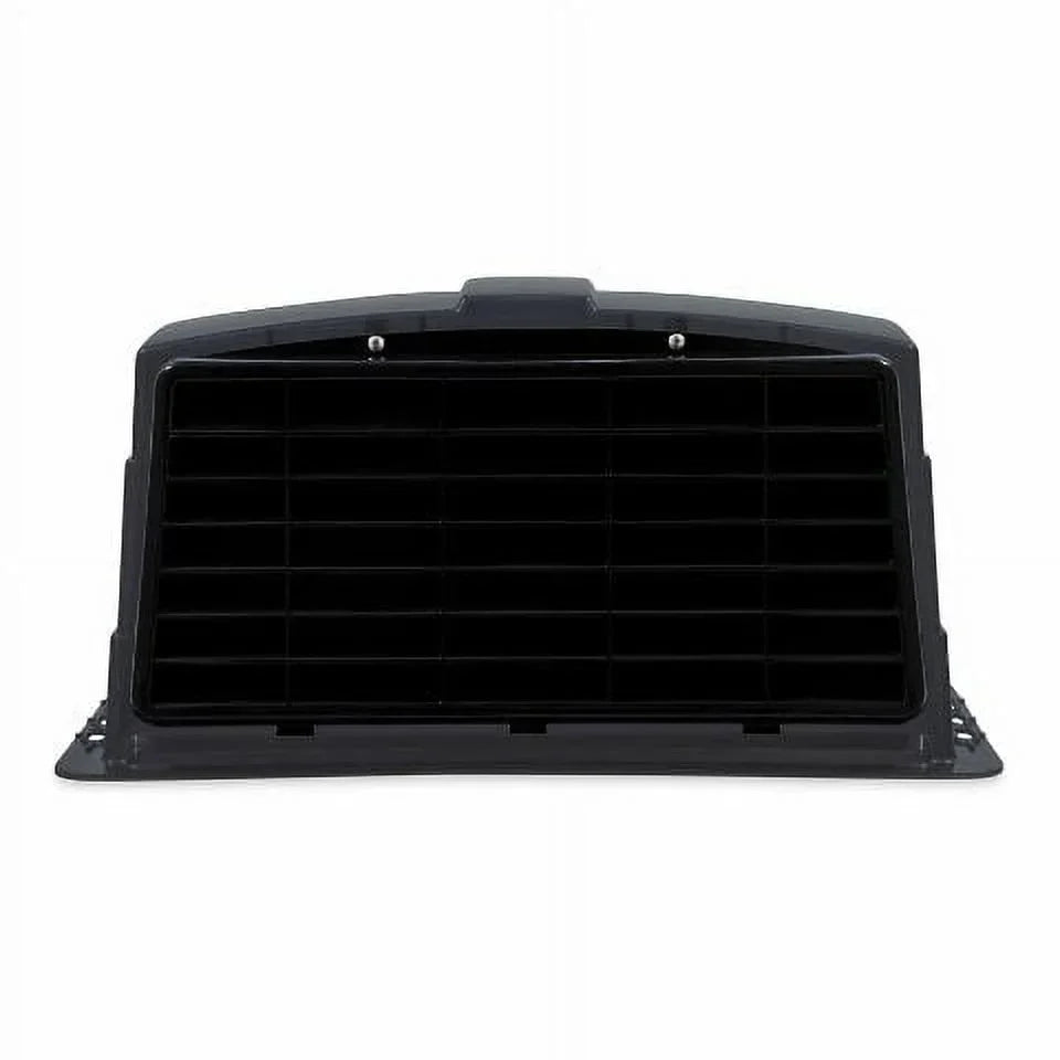 Camco Camper/RV Roof Vent Cover | Features High Flow Ventilation with an Aerodynamic Design, Heavy-Duty UV Stabilized Resin Construction, and Easy Installation | Smoke Grey (40453)