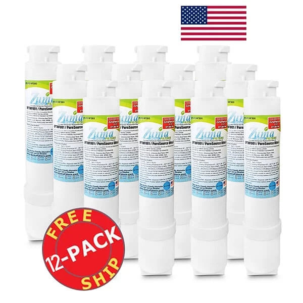 ZUMA Brand , Water and Ice Filter , Compatible with FPBS2777RF4 - 12 Pack - Made in U.S.A.