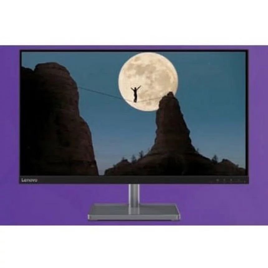 Lenovo L28u-35 28" 4K UHD WLED LCD Monitor - 16:9 - Raven Black, Raven Black