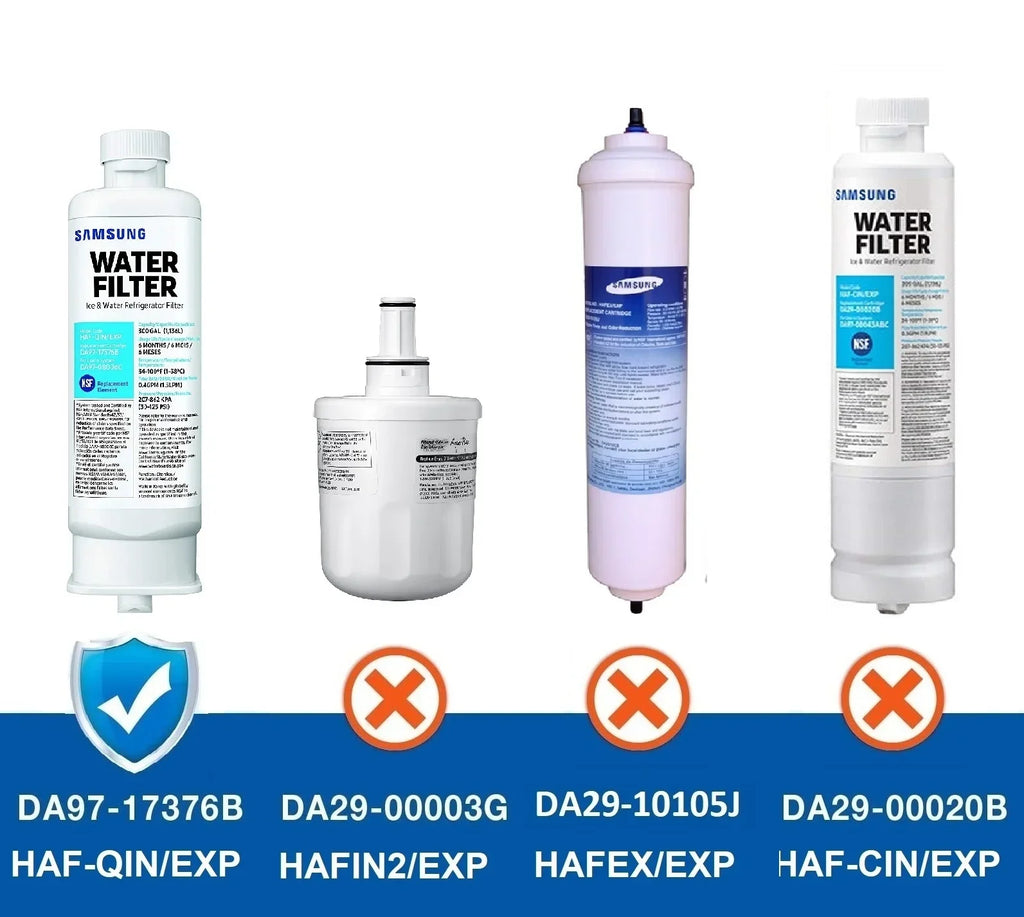 Fit for DA97-17376B HAF-QIN, HAF-QIN/EXP, /AA, DA97-08006C Refrigerator Water Filter,3 Pack