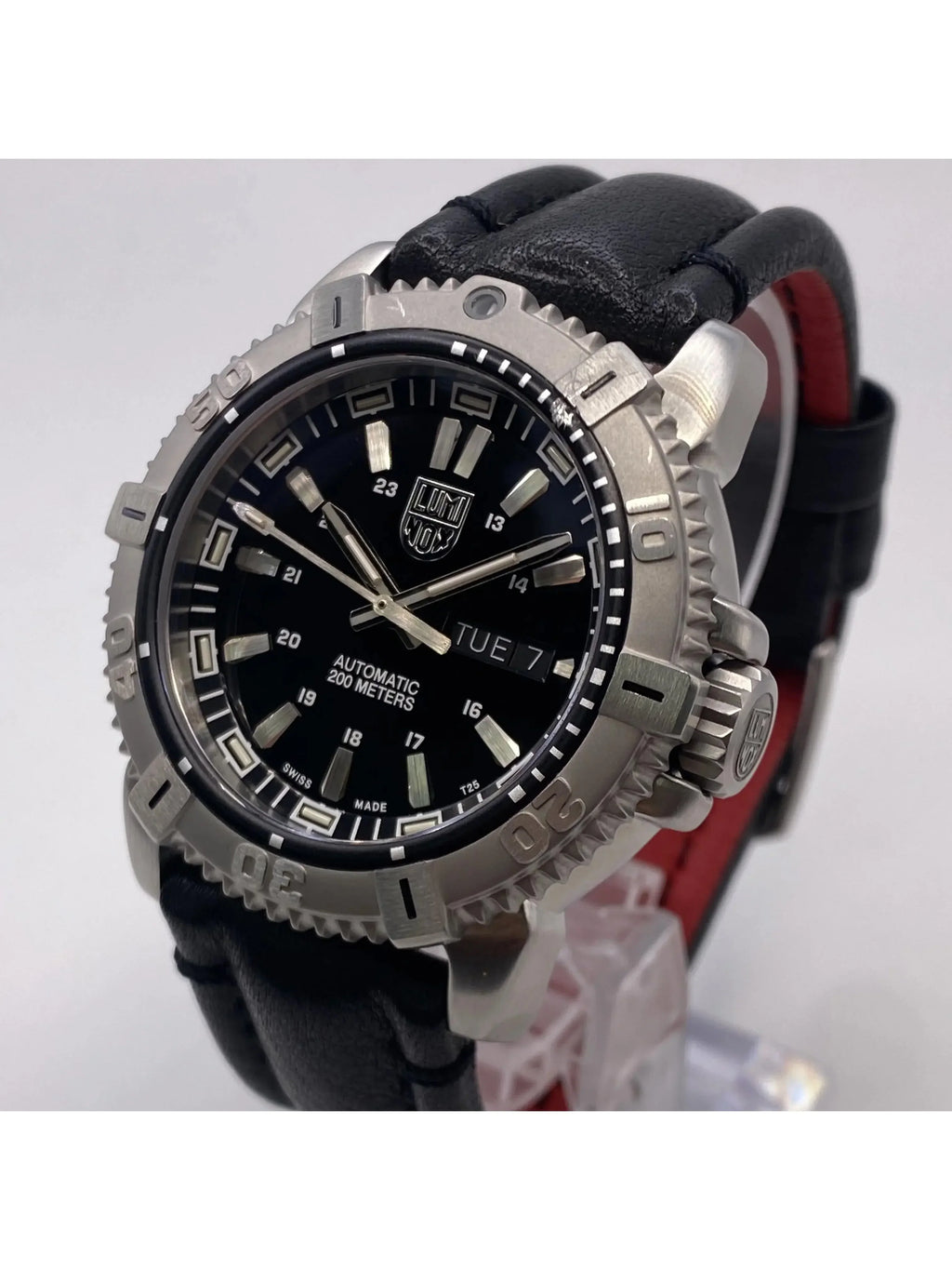 Pre-owned Luminox Modern Mariner 45mm Steel Mens Watch XS.6501.NV (Good)