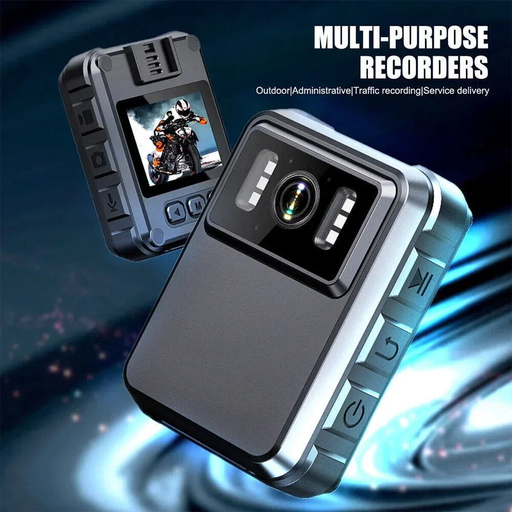 JahyShow Night Vision Body Camera - Mini Camcorder with 1080P Audio Video DVR and WiFi Connectivity