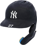 Giancarlo Stanton New York Yankees Game-Used #27 Navy Batting Helmet Worn During Games Played on October 4, 15, 16, and 19, 2022 - Fanatics Authentic Certified