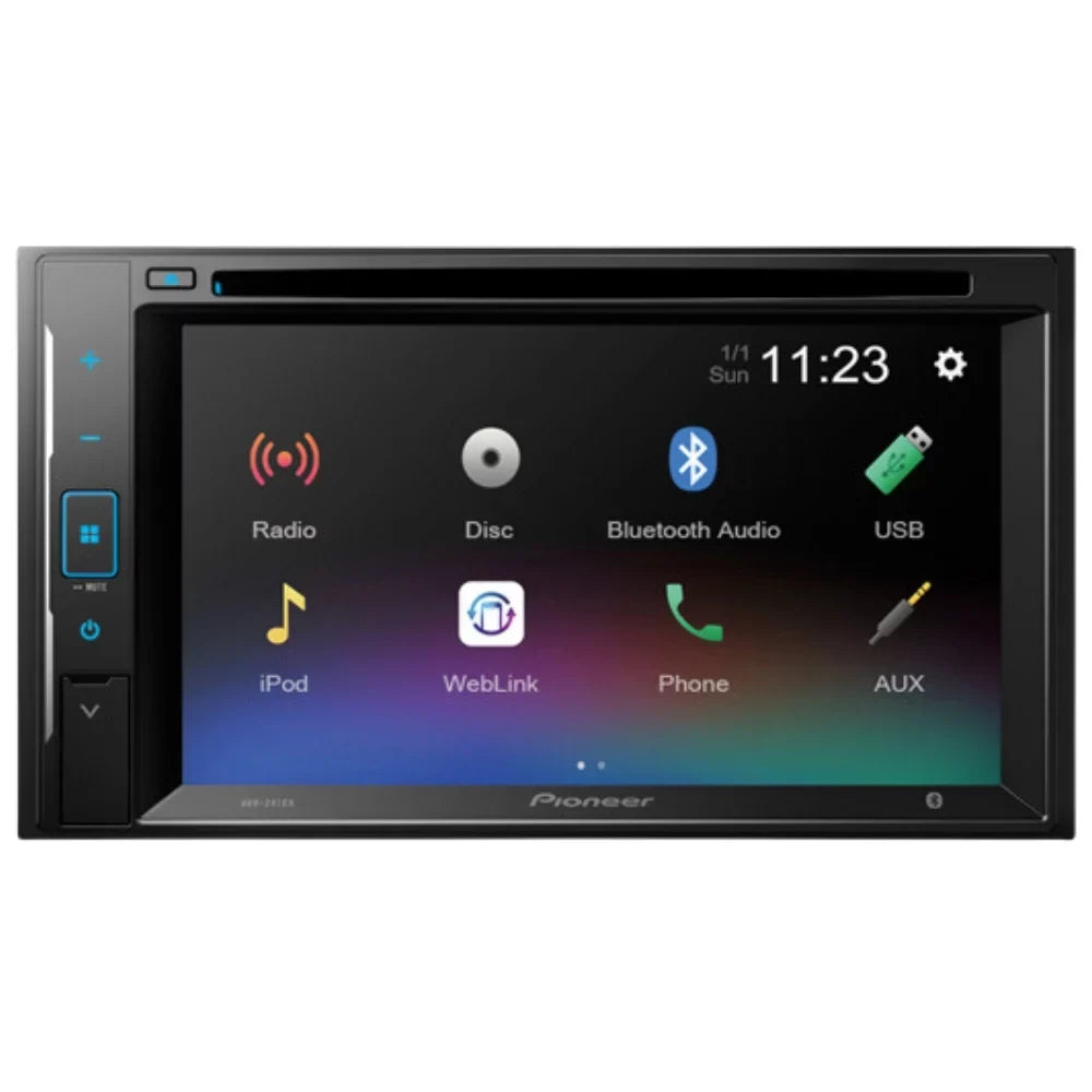 KIT4820 Bundle for 1994-1999 Oldsmobile Eighty-Eight W/ Pioneer AVH-241EX Double DIN Car Stereo with Bluetooth/Backup Camera/Install Kit/in-Dash DVD/CD AM/FM 6.2" Touchscreen Digital Media Receiver
