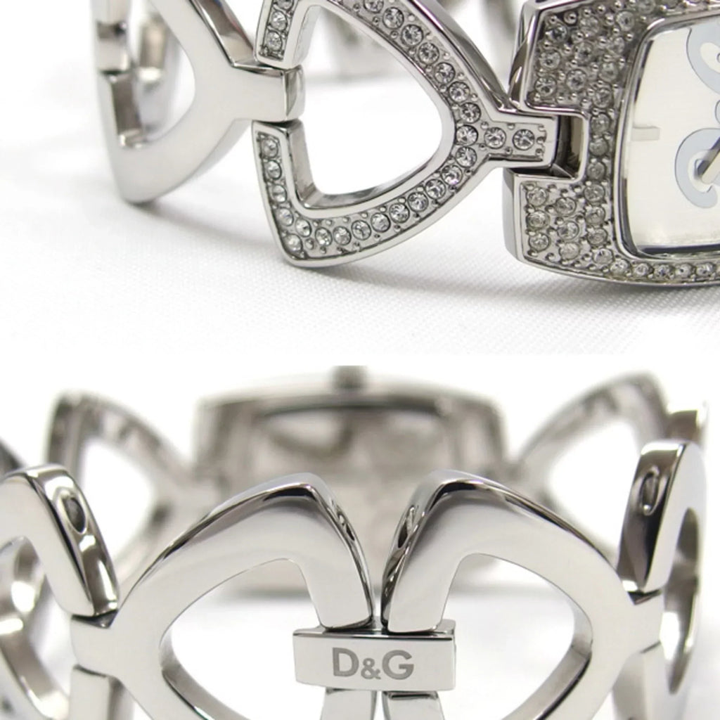 Pre-Owned D&G Ladies Watch Quartz Silver Dial  (Fair)