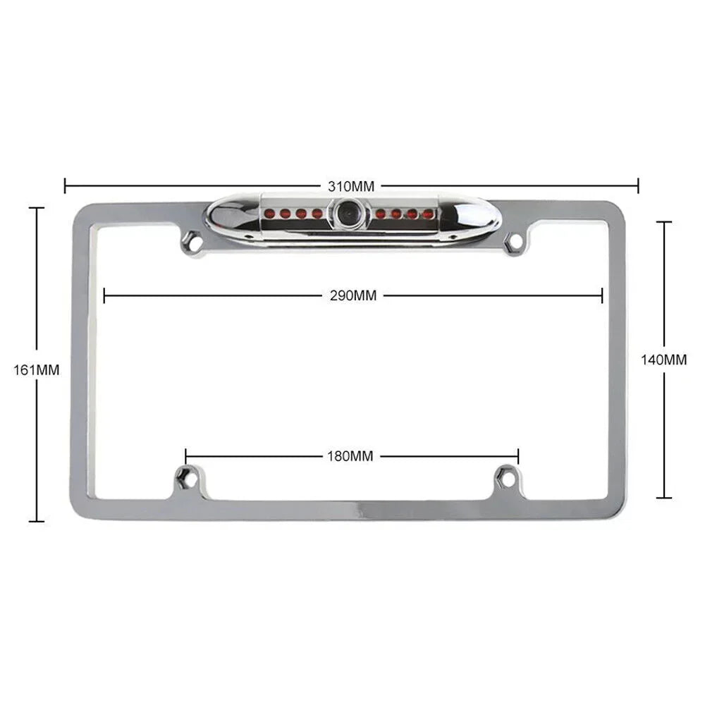 For Kenwood DNX571HD DNX-571HD Night Vision Color Rear View Camera - Chrome Frame