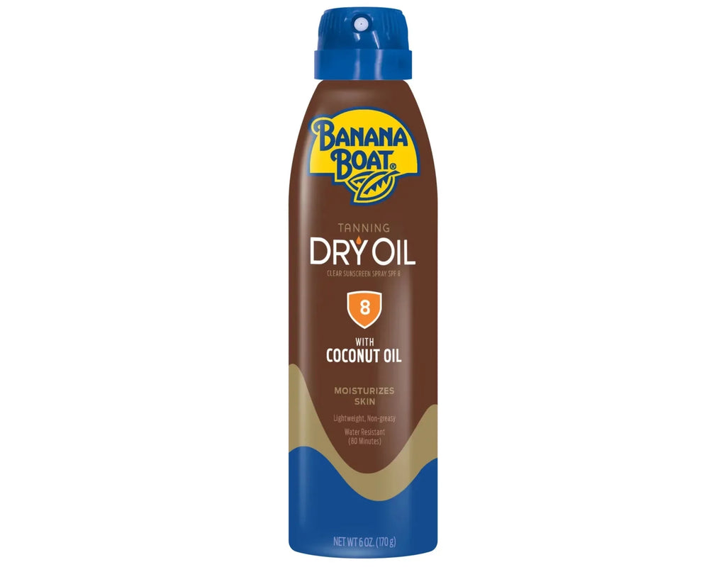 Banana Boat UltraMist Deep Tanning Dry Oil - SPF 8 (Pack of 6)