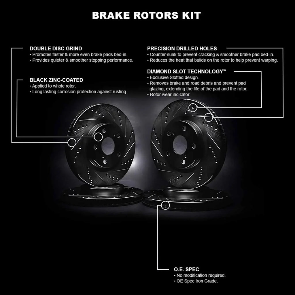 R1 Concepts Whpn2 20005 R1 Concepts Brake Rotor D/S Black Fits select: 2014-2017 JAGUAR F-TYPE S, 2018-2020 JAGUAR F-TYPE