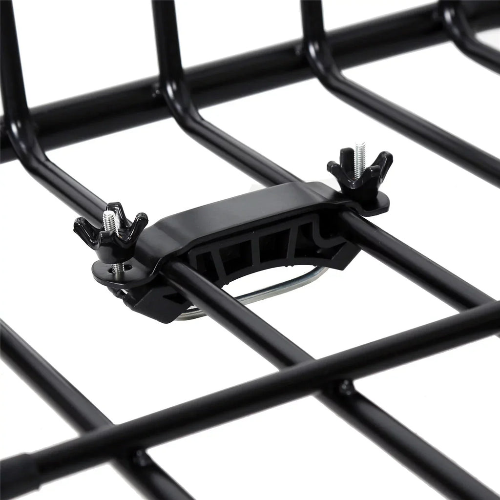 Jeremywell Universal 64"x 39"x 6" 150 LB Capacity Roof Rack Cargo Basket Extension Car Top Luggage Holder Carrier for SUV Truck Cars