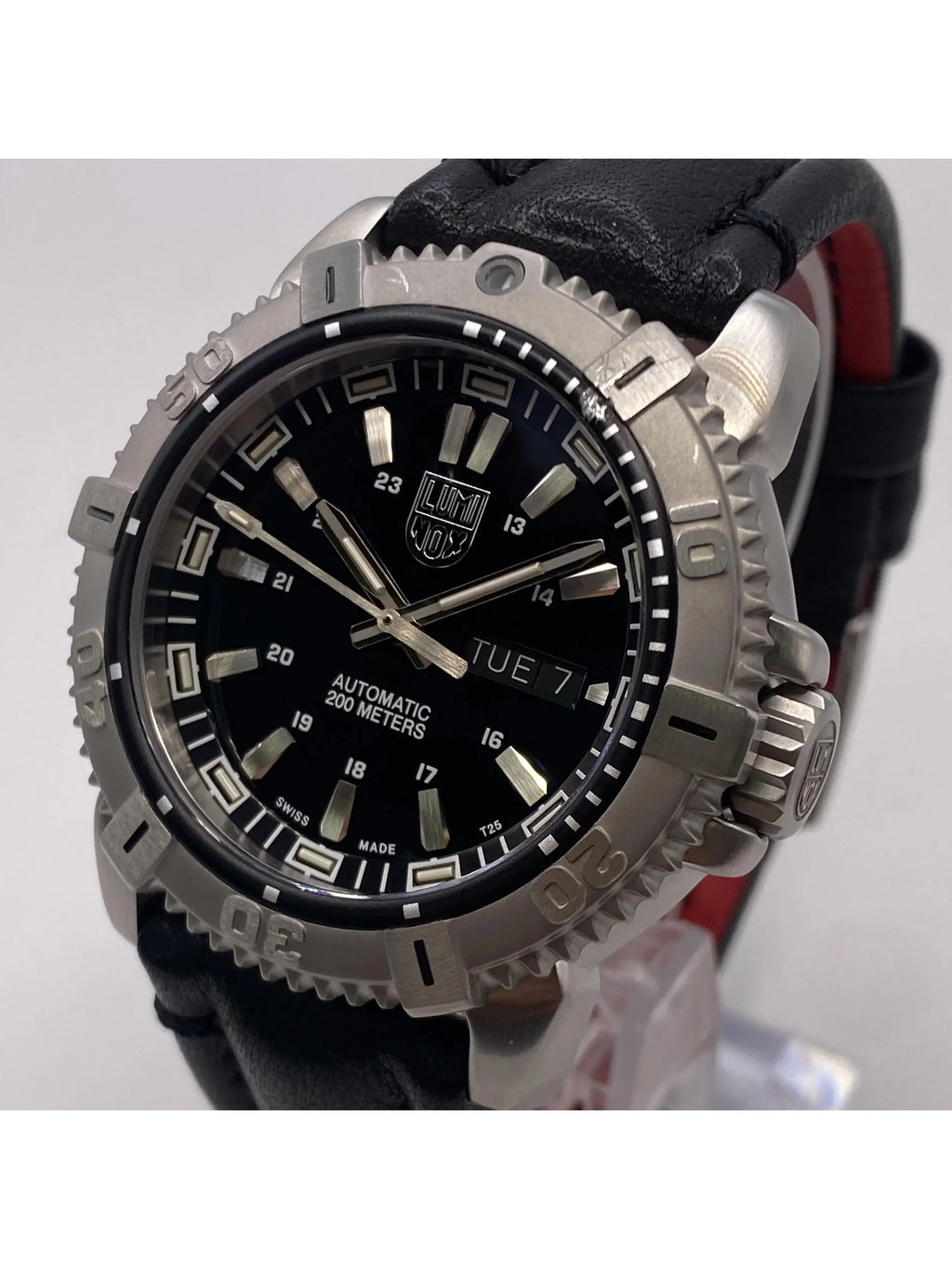 Pre-owned Luminox Modern Mariner 45mm Steel Mens Watch XS.6501.NV (Good)