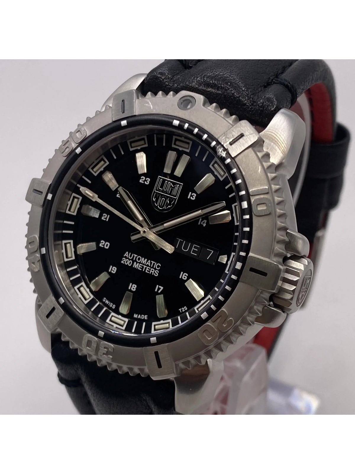 Pre-owned Luminox Modern Mariner 45mm Steel Mens Watch XS.6501.NV (Good)