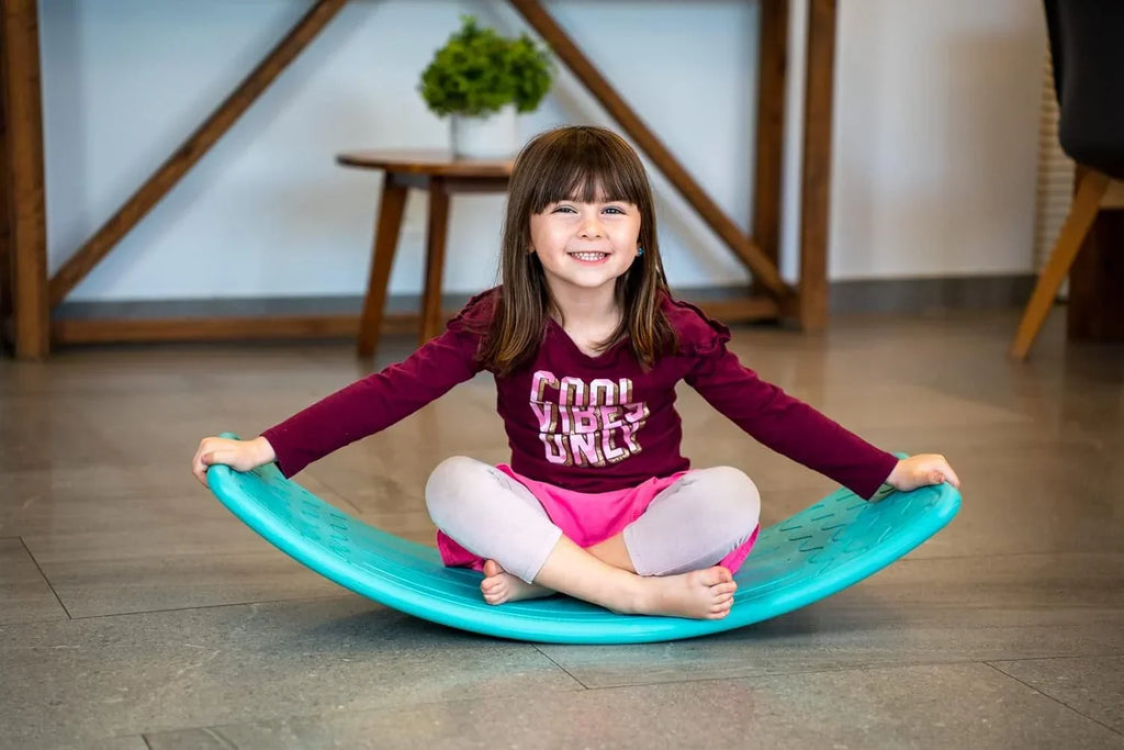 Montessori Rocker Board For Kids - Large Balance Trainer For Children Up To 60 Lbs - Unique And Creative Toy