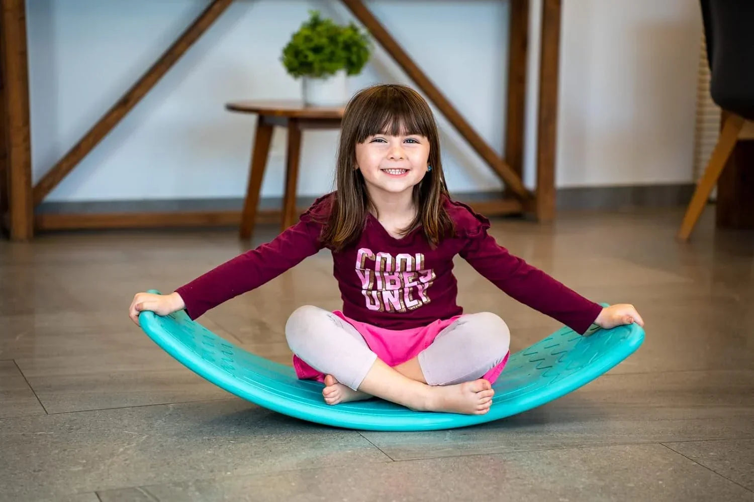 Montessori Rocker Board For Kids - Large Balance Trainer For Children Up To 60 Lbs - Unique And Creative Toy