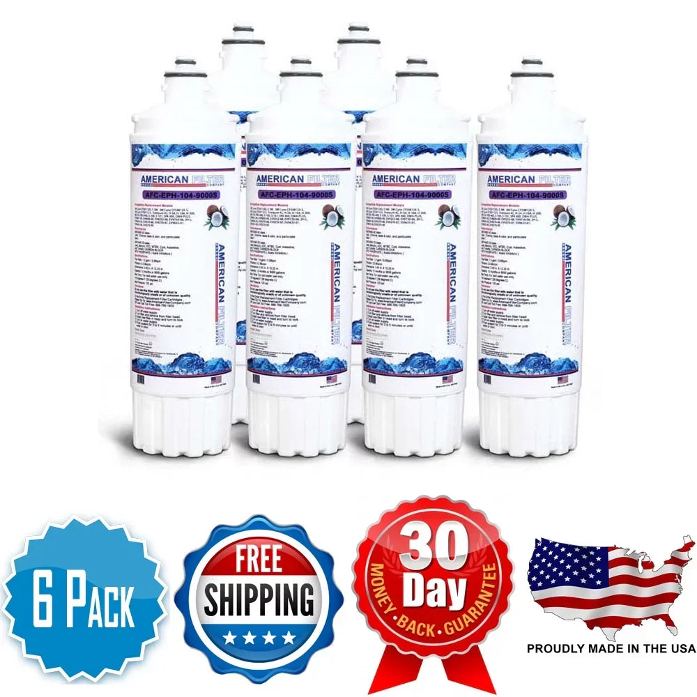AFC Brand , Water Filters , Model # AFC-EPH-300-12000K , Compatible with 3M® Cuno® CFS9112EL - 6 Pack - Made in U.S.A.