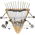 Rush Creek Creations Rustic 2 Compound Bow - 12 Arrow Archery Wall Storage Rack
