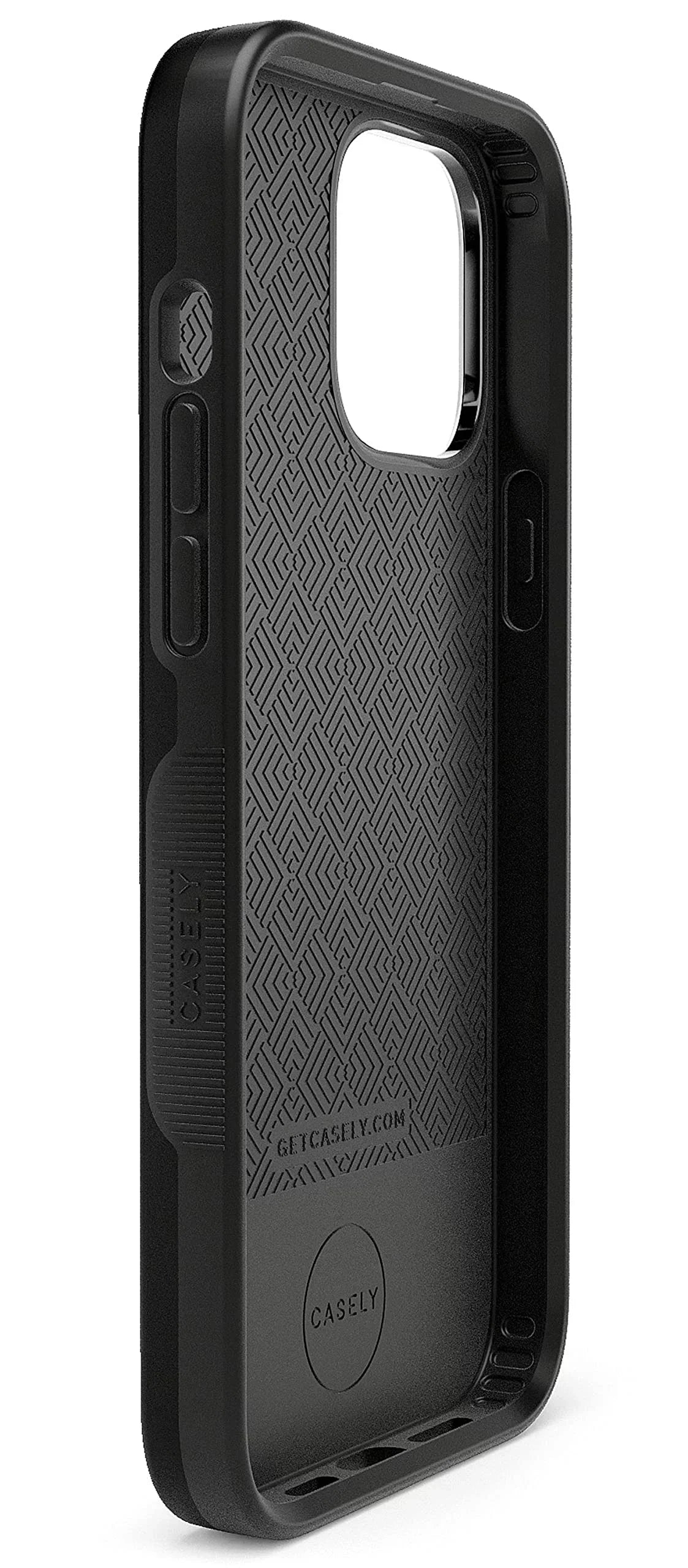 Casely iPhone 13 Pro Max Phone Case | Compatible with MagSafe | Black on Black | Compatible Only with iPhone 13 Pro Max