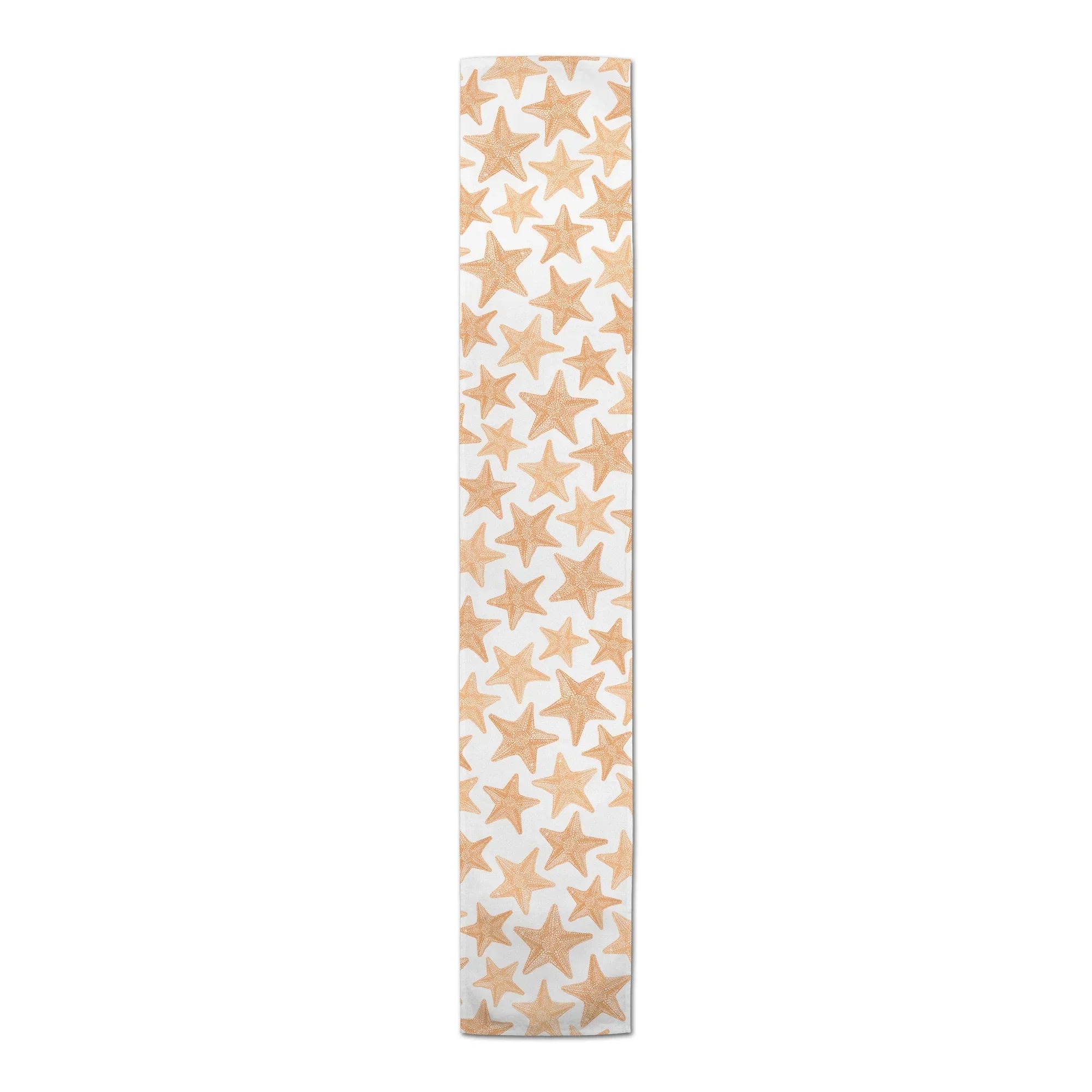 Creative Products Orange Sketched Starfish 16x90 Poly Twill Table Runner