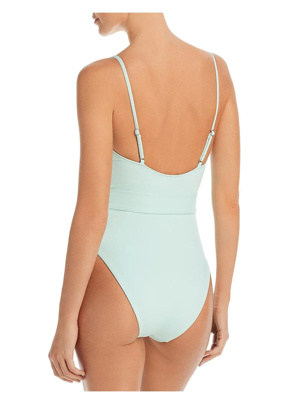 Jonathan Simkhai Womens Buckle Nylon One-Piece Swimsuit