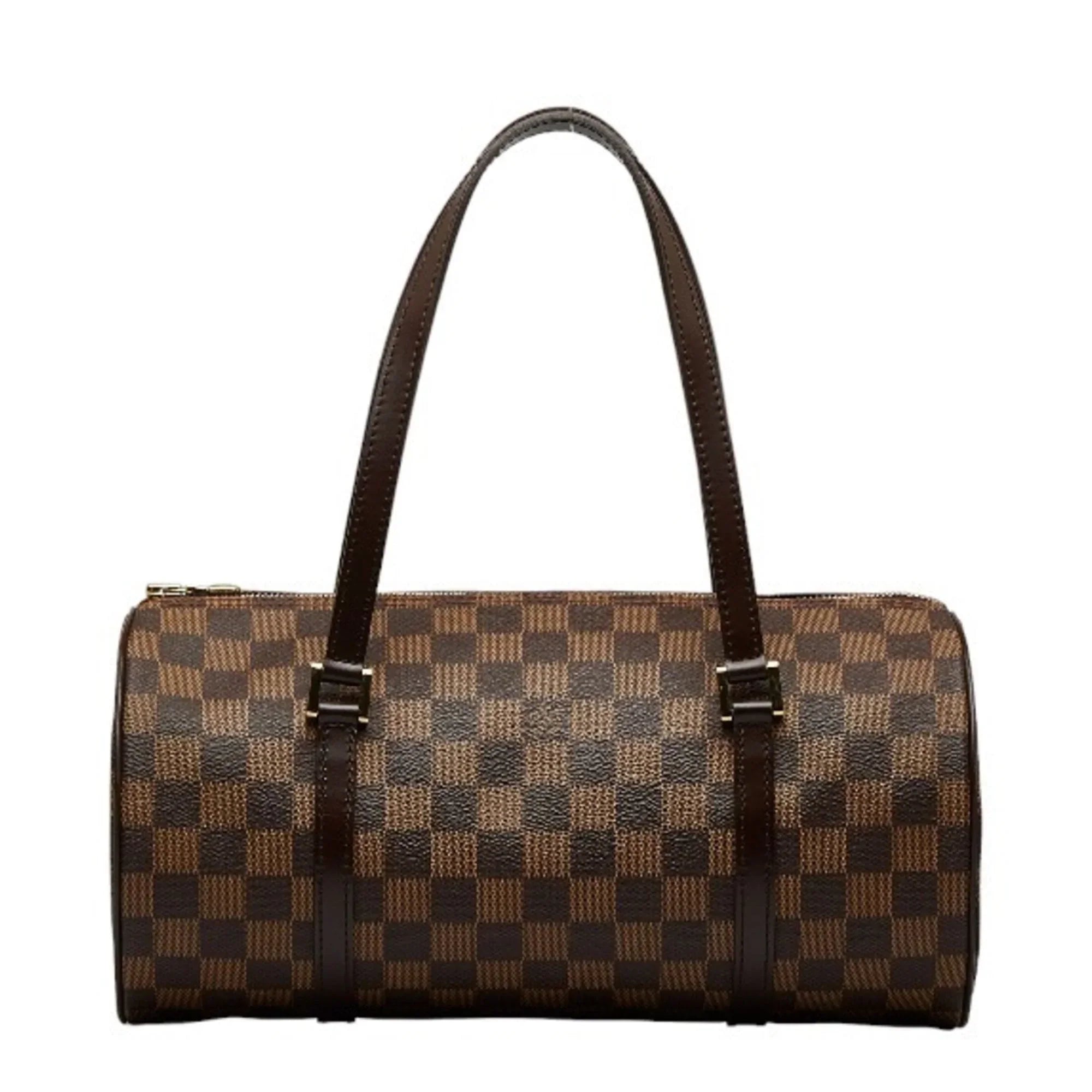 Pre-Owned Louis Vuitton Damier Ebene Papillon Handbag N51303 Brown PVC Leather Women's LOUIS VUITTON (Good)