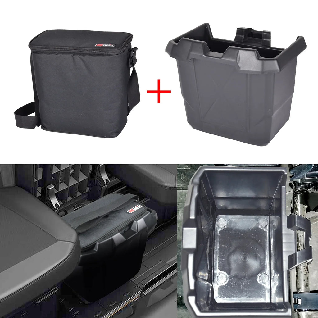 UTV Under Seat Storage Cooler Box Removable Underseat Storage Bin Cooler Bag Fit for Can Am Defender Max 2016 -2022
