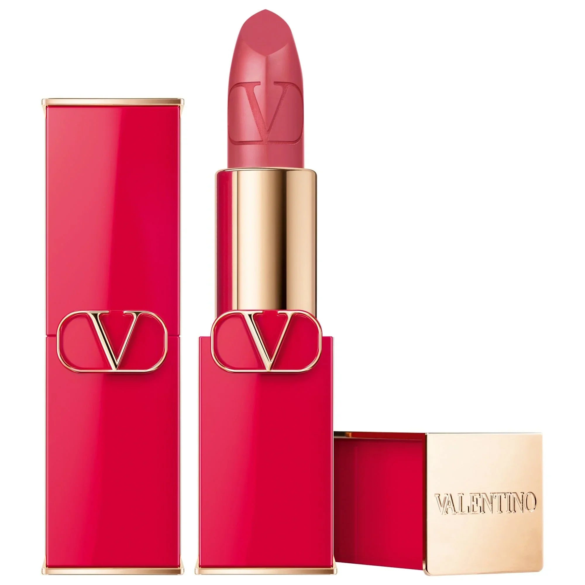 Valentino Rosso Valentino High Pigment Refillable Lipstick - 104R Rosa Carezza - rose nude