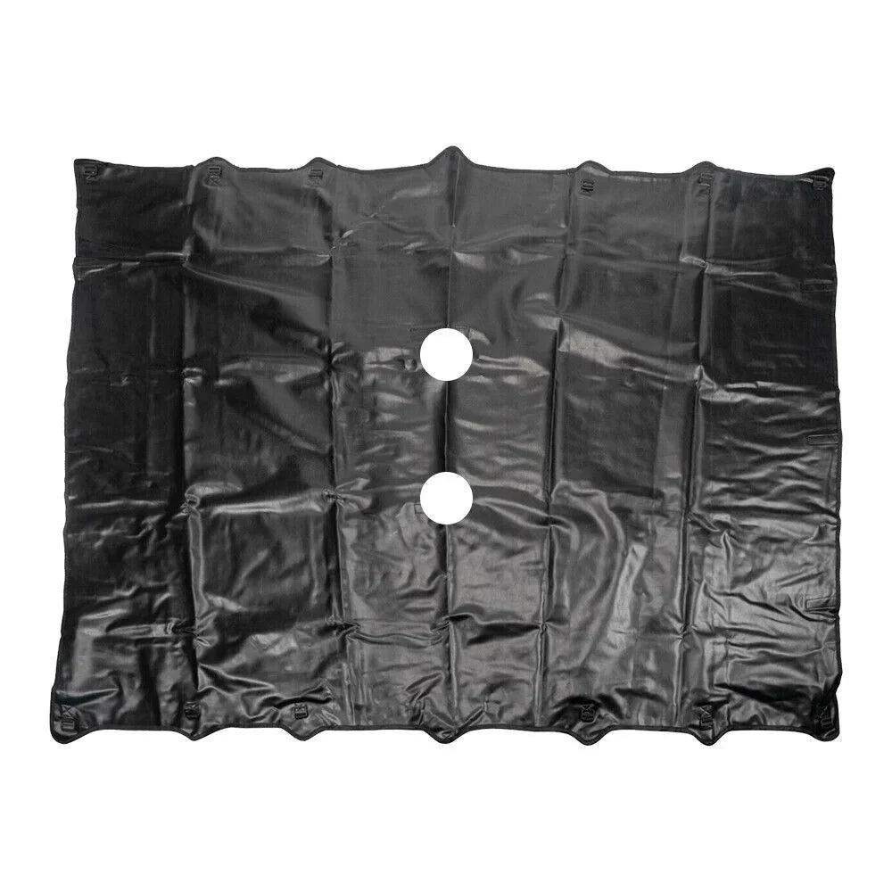 KingFurt Leather Top Sunshade Protection, Black, Jeep Wrangler JK/JKU 2007-2018, Durable & Easy to Install