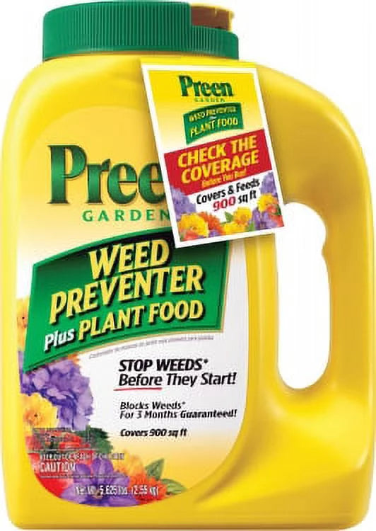 Greenview-Preen Weed Preventer & Plant Food Fertilizer 900 Sq. Ft