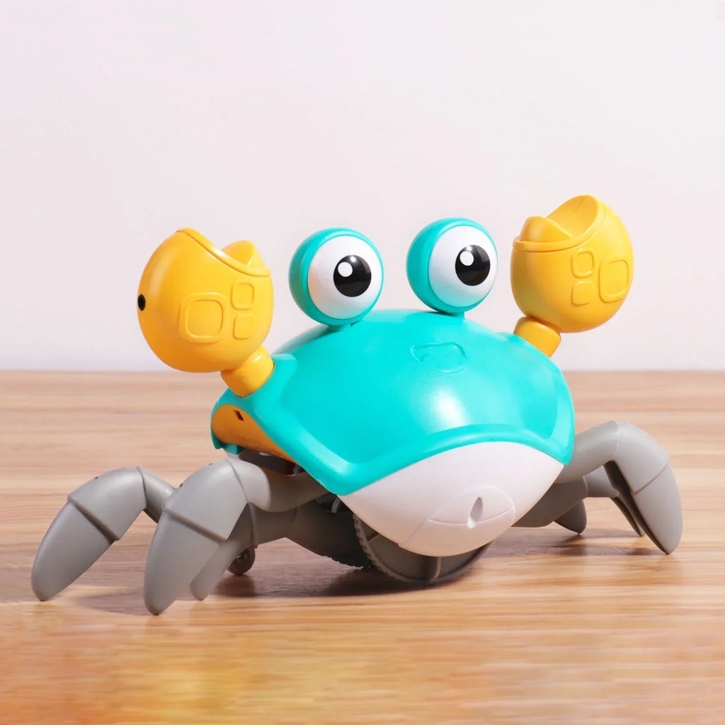 Acantha Baby Crawling Toys Crab For 3 4 5 6 7 8 9 10 11 12 Babies And 36 Months Old Toddlers Learning Crawl And Music Development Interactive Birthday Gift