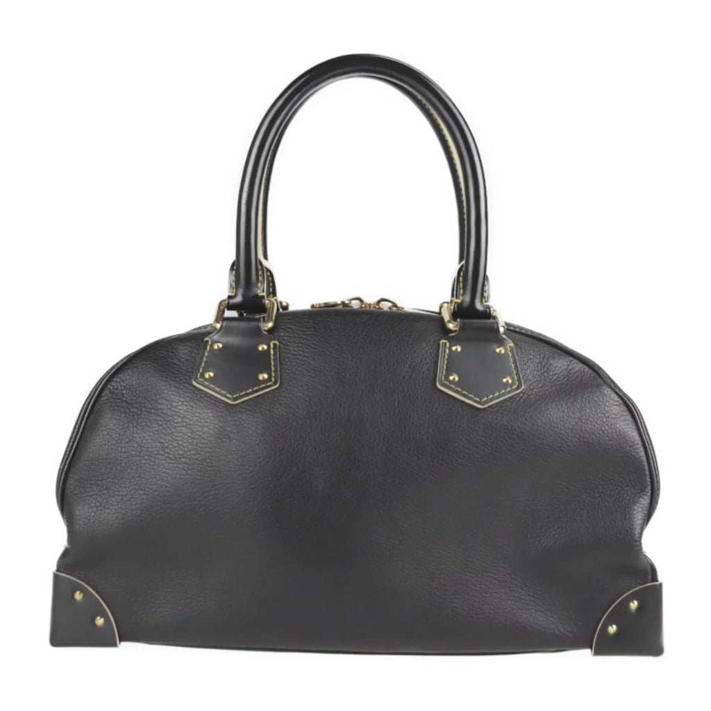 Pre-Owned LOUIS VUITTON Louis Vuitton Superbe Handbag M91892 Suhari Leather Noir Tote Shoulder (Good)