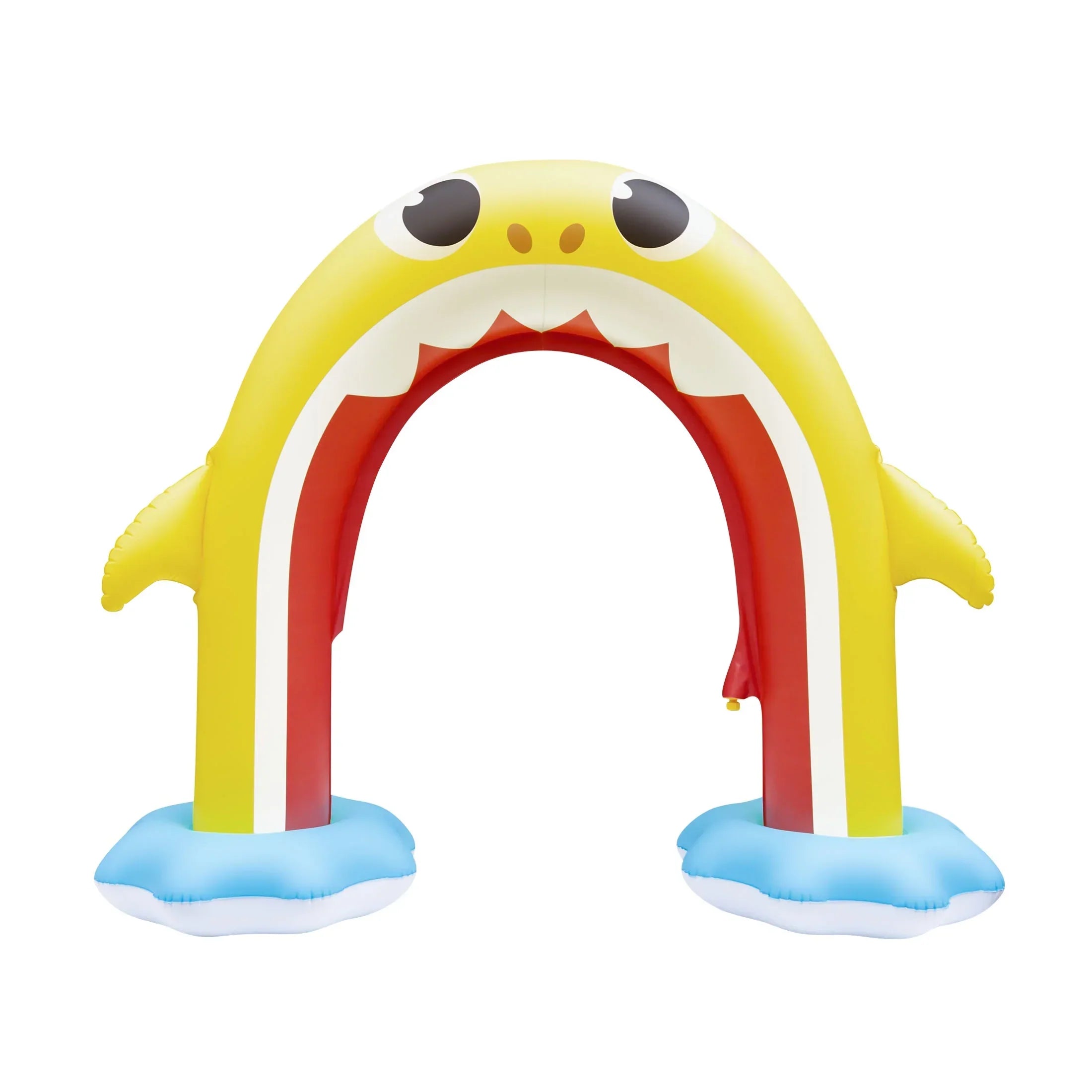 Pinkfong Baby Shark 5ft Inflatable Rainbow Arch, Backyard Water Sprinkler Summer Fun (Ages 2+)