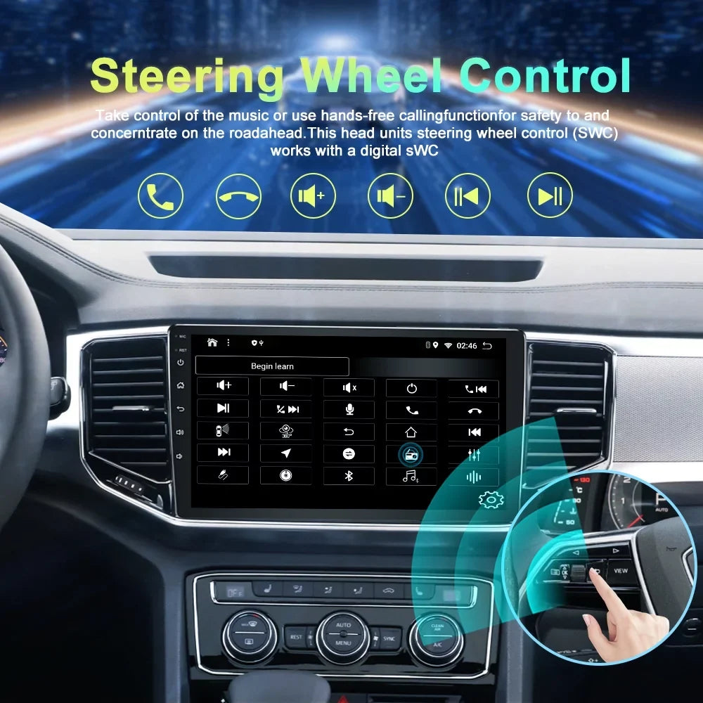 For Toyota RAV4 2013 2014 2015 2016 2017 Android 13 CarPlay Bluetooth 4+64GB  Car Stereo Radio GPS Navigation Player