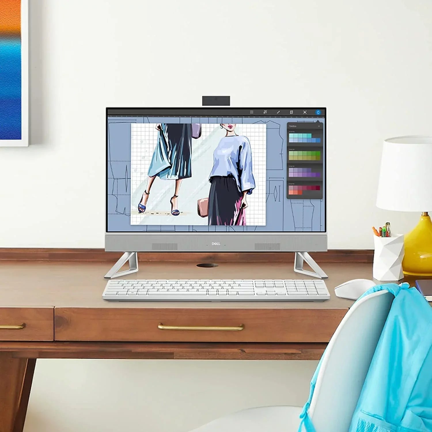 Dell Inspiron 5410 All-in-One Business Desktop 23.8" FHD IPS Touchscreen, Intel Core i5-1235U, 32GB RAM, 2TB SSD, HDMI, RJ-45, 1080p Webcam, KB&Mouse, Wi-Fi 6, Windows 11 Pro